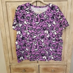 💚TALBOTS Purple Poppy Tee